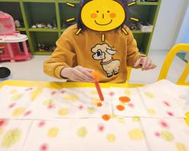물감 스포이드로 나만의 작품 만들기 사진