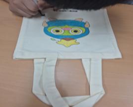 기질별 에코백 만들기체험 사진