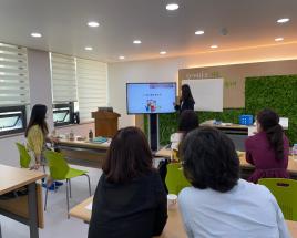 인터넷과몰입 반수업 시연!!! 사진