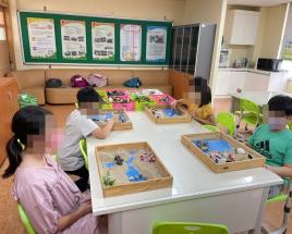모래놀이 집단 프로그램을 마치며 느낀점   사진